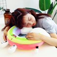 thumbnail image 2 of Almohada en forma de U con dibujos de arcoíris, soporte para el cuello, almohada colorida para niños, coche, avión, siesta de viaje, 2 of 5