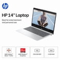 thumbnail image 2 of HP 14" HD Laptop, AMD Athlon Silver 7120U, 4GB RAM, 256GB SSD,Long Battery Life, 12-Month Microsoft 365 Included, Windows 11 Home, Copilot AI, Natural Silver with Mazepoly Accessories, 2 of 7