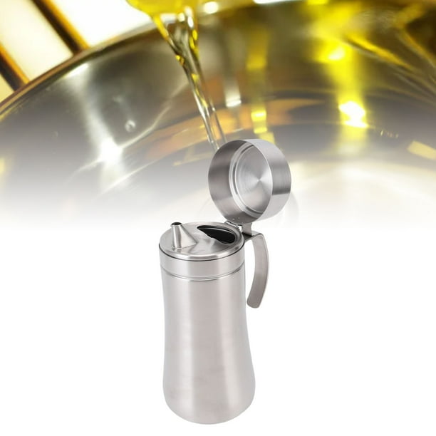 Botella Dispensadora De Aceitunas De Acero Inoxidable Con Lata De Aceite De Cocina