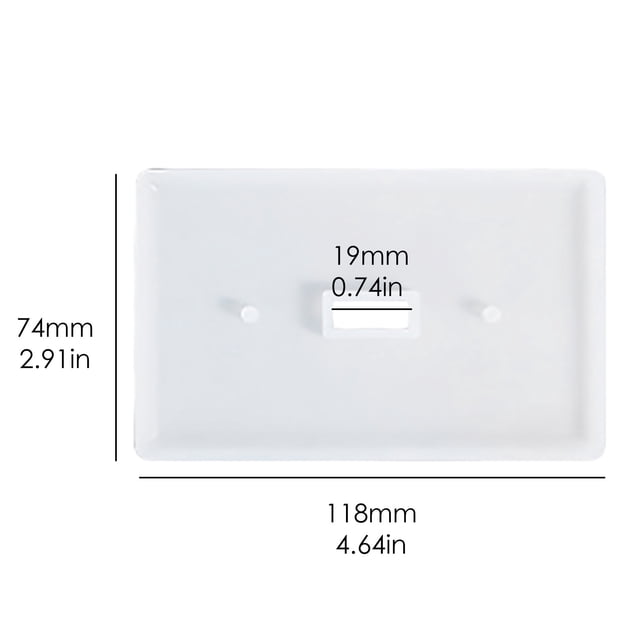 WHEANG Diy Silicone Molds Silicone Mould Epoxy Resin Mold Socket Panel Light Switch Cover Diy Craft Decor One Size Multi-Color