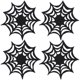 thumbnail image 1 of Tapete para taza negro de Halloween, suministros decorativos de decoración de mesa para fiesta de inauguración de la casa de 5 pulgadas, 1 of 8