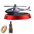 thumbnail image 1 of Helicóptero Coche Aire Solar Aire Aleación de Aluminio Regalo Perfume Botella Titular Silencioso Hogar Rojo, 1 of 6