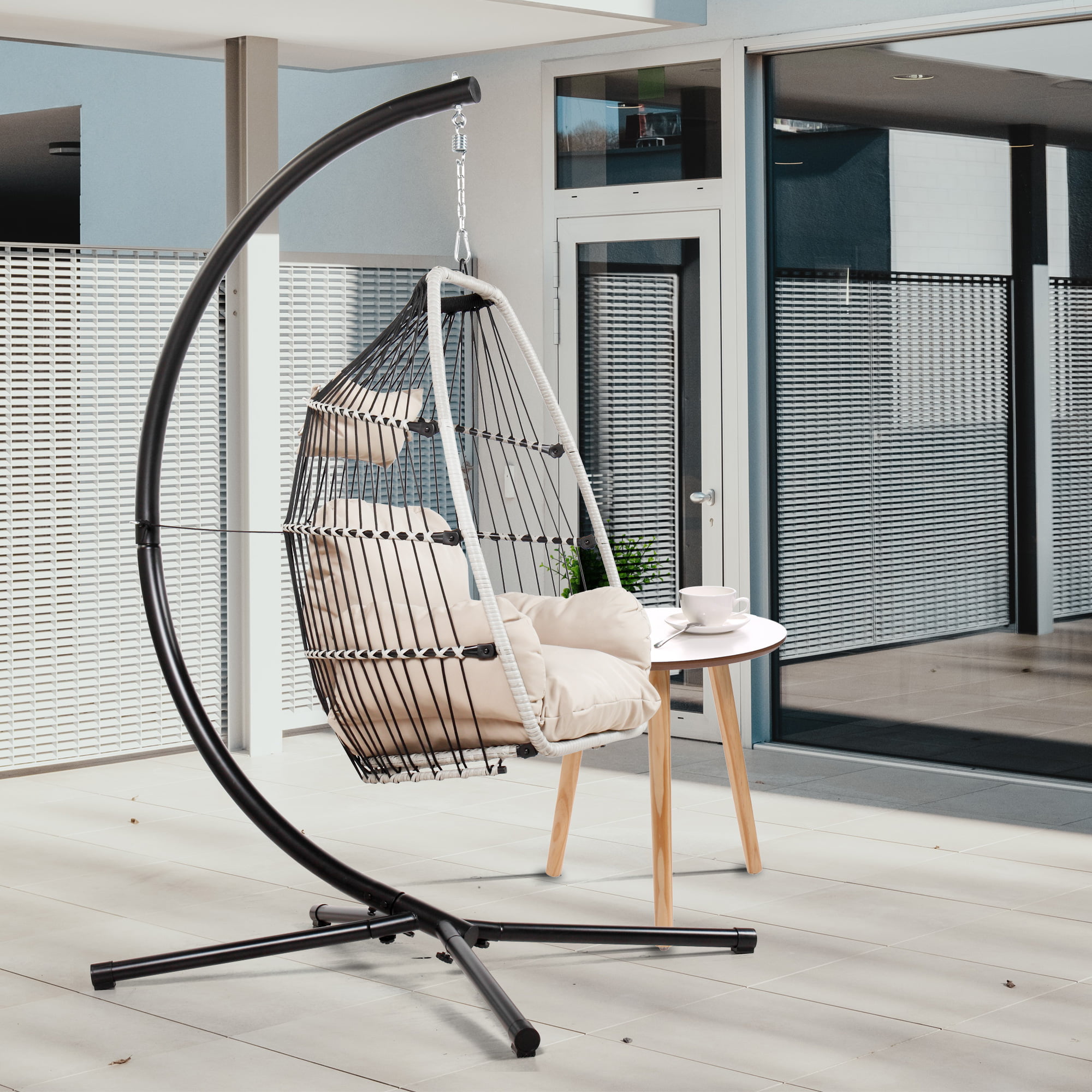 Egg Swing Chair With Stand