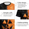 thumbnail image 4 of Men's Halloween T-Shirts 3D Skull Print Short Sleeve T-Shirt Casual Round Neck Novelty Street Fashion Shirts, 4 of 7
