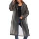 thumbnail image 1 of Chubasquero transparente, poncho de lluvia Eva reutilizable para mujeres y hombres, ropa impermeable para la lluvia, accesorios para la lluvia para senderismo, ciclismo, camping y viajes Rojo Verde, 1 of 5