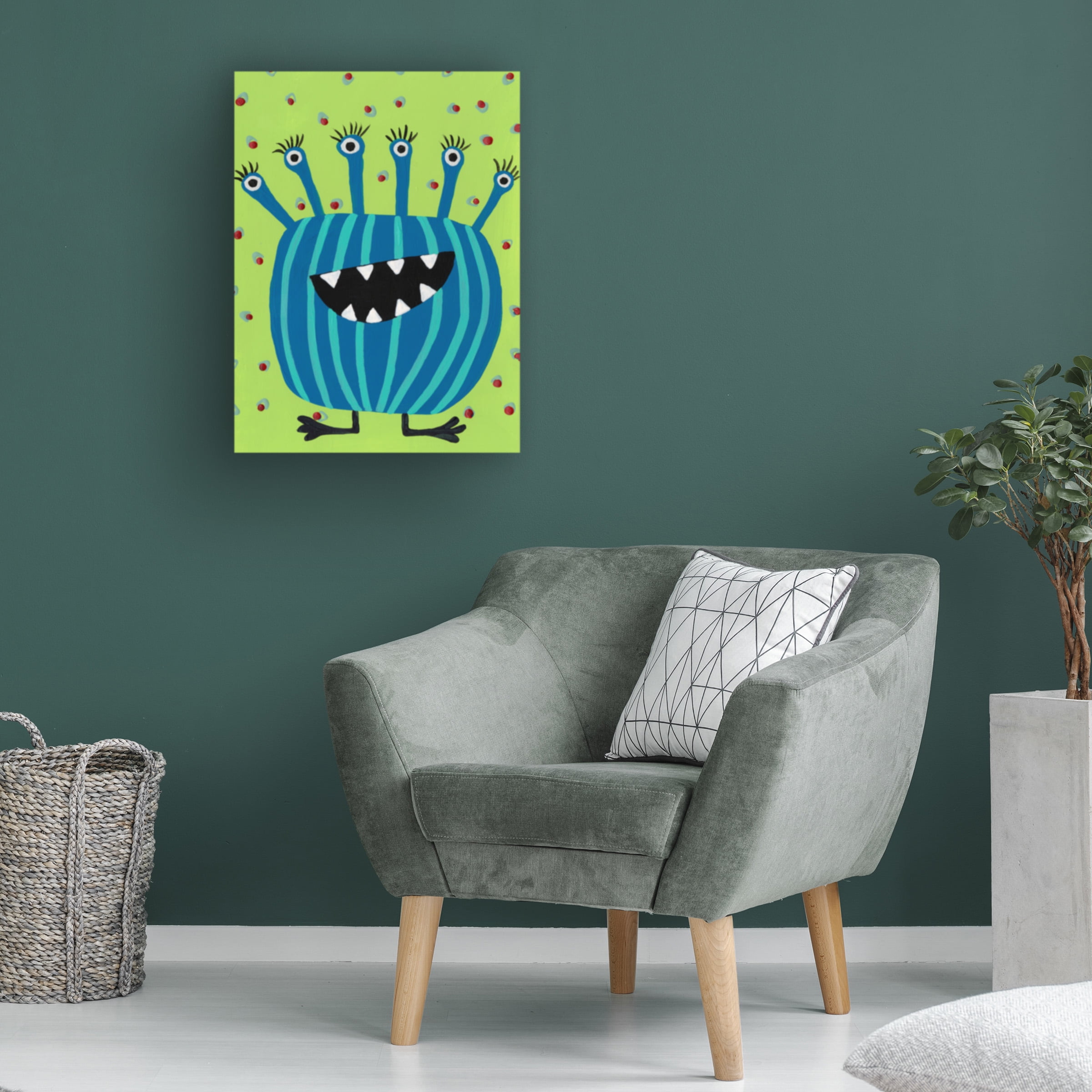 Regina Moore 'Happy Creatures II' Canvas Art