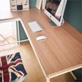 thumbnail image 3 of Klair Living Olympus Contemporary Wood and Metal Corner Desk in Oak, 3 of 4