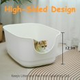 thumbnail image 3 of Arenero extragrande con laterales altos 61,5 cm x 41,4 cm x 32,8 cm XL para gatos interior jumbo grandes, 3 of 6