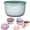 Mint Green, variant on FXMLRLK Prep Bowls with Lids- Wide and Deep Nesting Plastic Small Mixing Bowl Set with Lids, 4 Piece Set - Wide Bowls, Colorful