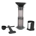 thumbnail image 3 of Coffee Press Portable Coffee Maker Household Press Drip Coffee Machine with 400Pcs Filter PaperBlack, 3 of 11