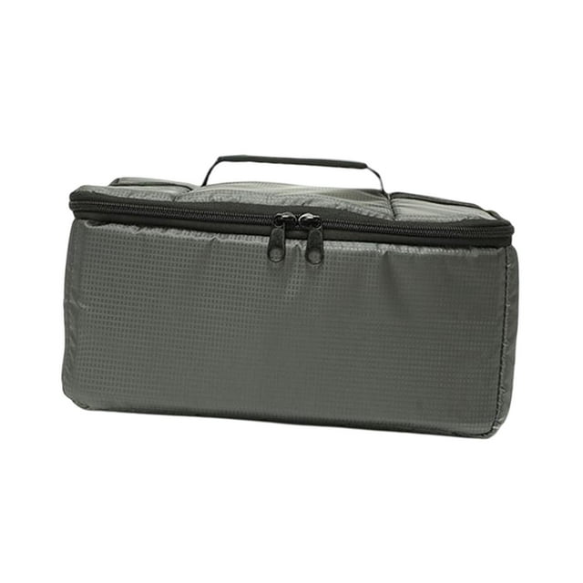 koolsoo Fishing Reel Bag Large Protective Carrying Case Water Resistant Bag Fishing Reel Grey