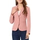 thumbnail image 5 of BLAZER DE TRABAJO PARA MUJERES INSPIRE CHIC CON SOLAPA Y MANGAS LARGAS, TRAJE BLAZER EN ROSA OSCURO, TALLA 2XL, 5 of 7
