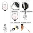 thumbnail image 5 of Retractable Lanyard with Card Holder Water Resistant Identity Card Badge Holder with Lanyard Retractable Badge Reel Clip, 5 of 7
