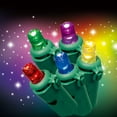 thumbnail image 3 of EZ-Illuminations 60-Count Super Sparkle Multicolor LED String Christmas Lights, 11.2', 3 of 4