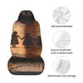 thumbnail image 4 of Wukai Vintage Family History Book Full Set Car Seat Covers with Soft Padding Universal Auto Front Seats Protector and Cushion Mat, 4 of 5