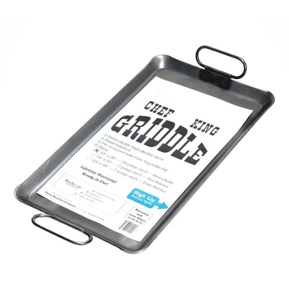 Rocky Mountain Cookware 2-Burner Home/Outdoor Griddle