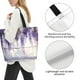 thumbnail image 3 of Disketp Lavender Blooms Window Bolsa Tote Estampada para Mujer, Bolso de Hombro y de Mano para Compras y Viajes, 3 of 8