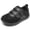 ALL BLACK, variant on STQ KIDS Toddler Wide Toe Box Shoes: Barefoot Shoe Kids Walking Shoes Sneakers Non-Slip Zero Drop Toddler First Walking Shoe Comfortable Beigewhite Toddler 8