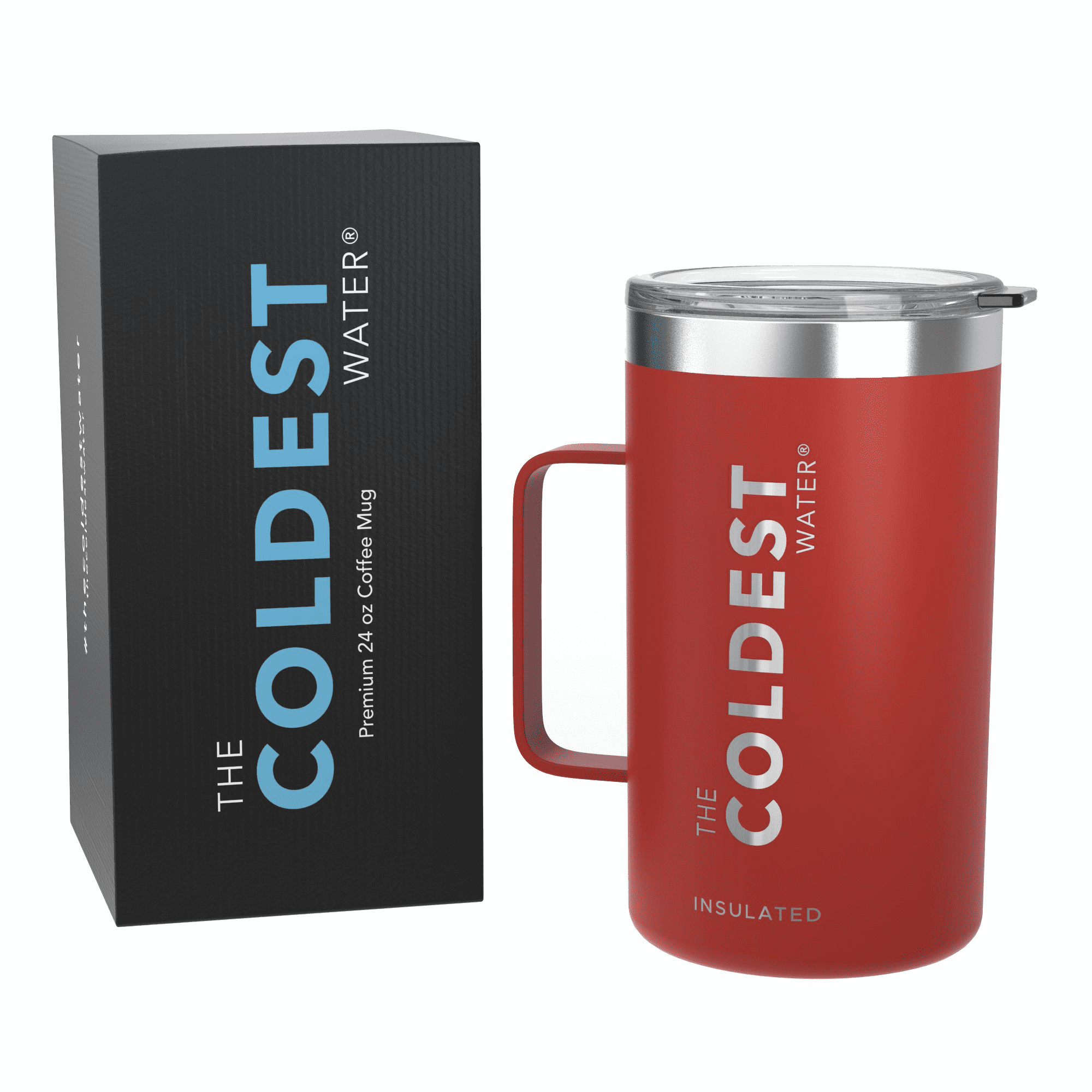 The Coldest Coffee Mug - Stainless Steel Super Insulated Travel Mug for Hot  & Cold Drinks, Best for Tea, Lattes, Cappuccino Coffee Cup( Epic White 24  Oz) - Walmart.com