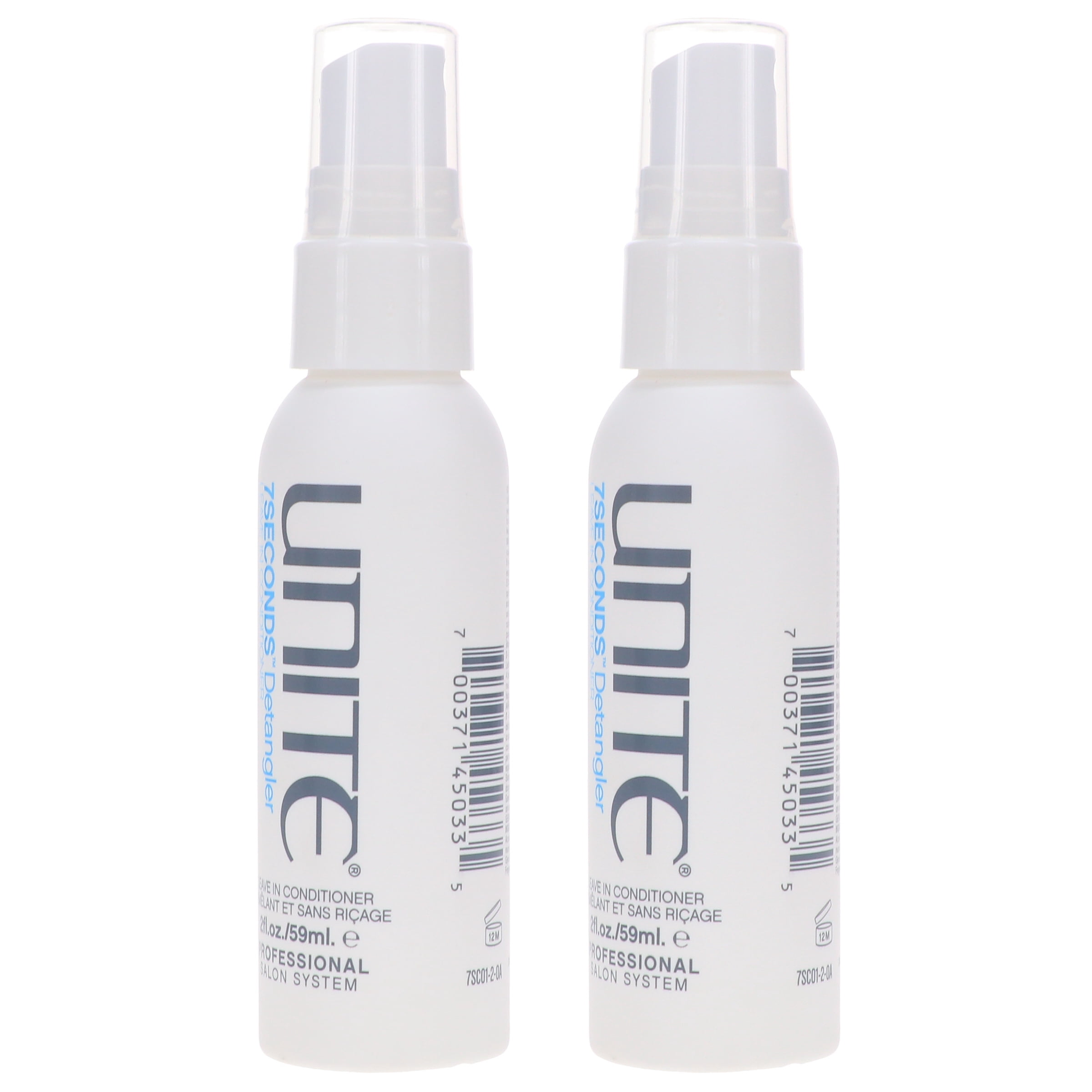 UNITE Hair 7 Seconds Condition Leave in Detangler 2 oz 2 Pack