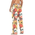 thumbnail image 6 of Men's Pajama Pants Skull Head Hand Drawn Cotton Long Sleepwear Lounge Pants M, 6 of 7