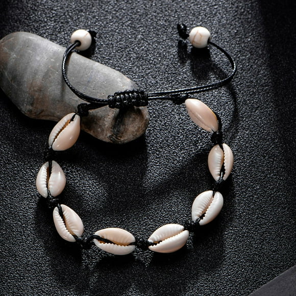 UsTZtai Women's Bracelet Anklet, Fashion Conch Hawaiian Style with Adjustable Length, Jewelry for Beach Casual Wear