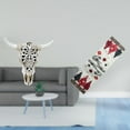 thumbnail image 2 of Escultura de pared de cabeza de toro, resina, cabeza de , decoración de pared, estatua, de mesa navideño, adorno de que añade ale, 2 of 8