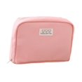 thumbnail image 1 of Estuche organizador de lápices de gran capacidad para oficina, bolsa de almacenamiento, neceser Rosa, 1 of 9