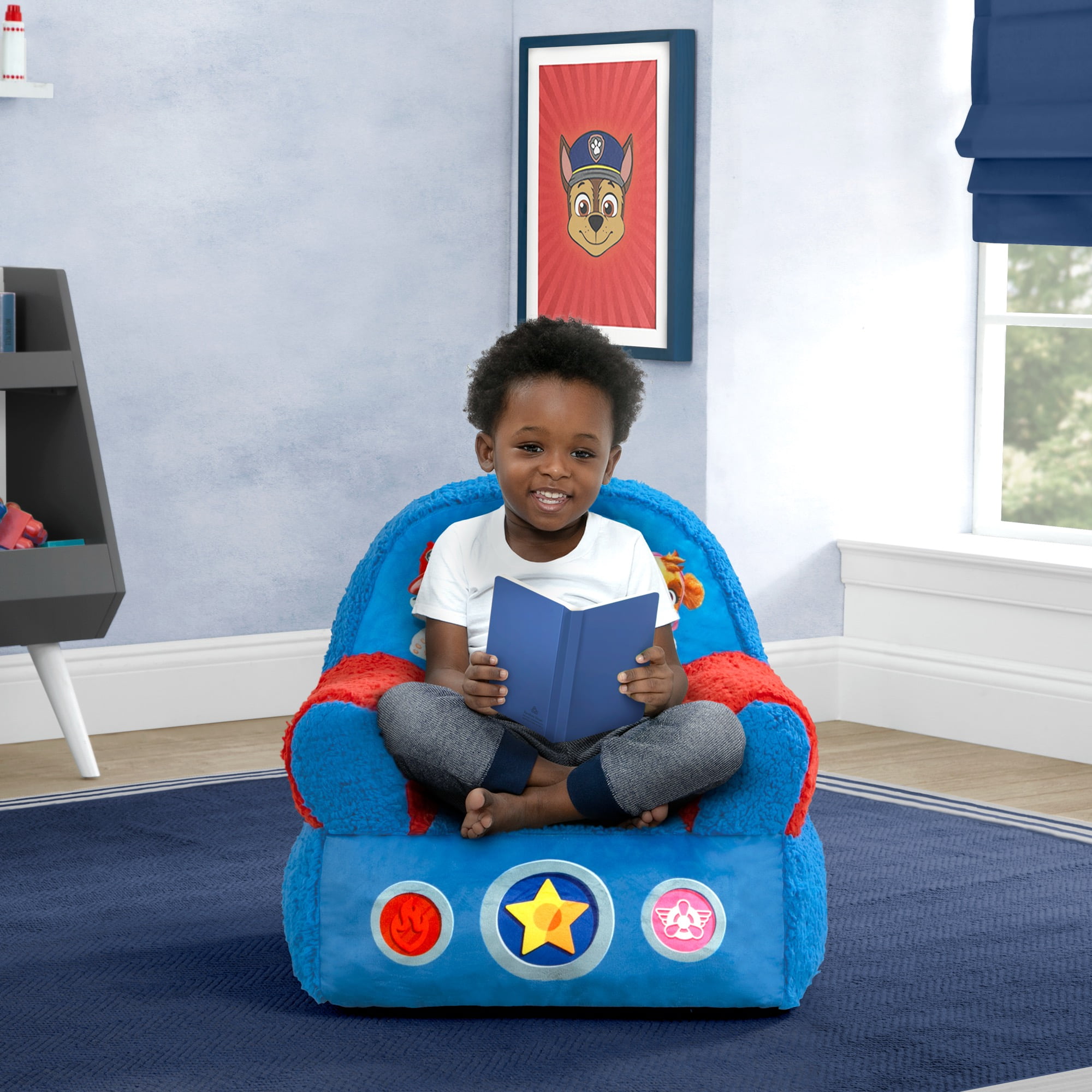 PAW Patrol Cozee Buddy Chair by Delta Children, Blue