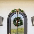 thumbnail image 4 of JHEHF Spring Wreath 7.9*23.6 Inch Greenery Wreath with Bow Farmhouse Decorative for Indoor Outdoor Wall Festival Home Farmhouse Wedding Wall Door Decor, 4 of 6