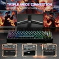 thumbnail image 6 of ATTACK SHARK X82PRO HE 75% Wireless Rapid Trigger Magnetic Keyboard, 8K Wired Gaming Keyboard, Hall Effect Switches Adjustable Actuation, QWERTY, RGB Backlit, C01 RGB Coiled Cable -Black, 6 of 8