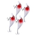 thumbnail image 4 of 4Pcs Artificial Simulation Plastic Minnow Crank Rock Lure Bait Fishing Accessory3#, 4 of 14