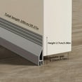 thumbnail image 4 of 1pc Door Draft Stopper For Exterior And Interior Doors, Door Sweep Sticker Sealing Strip, Bedroom Door Gap, Windproof, Waterproof, Insect-proof, Dustproof Wind-proof, Soundproof Door Sticker, 4 of 20