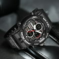 thumbnail image 4 of Reloj electrónico impermeable para hombre con pantalla LED luminosa y doble reloj deportivo, 4 of 6