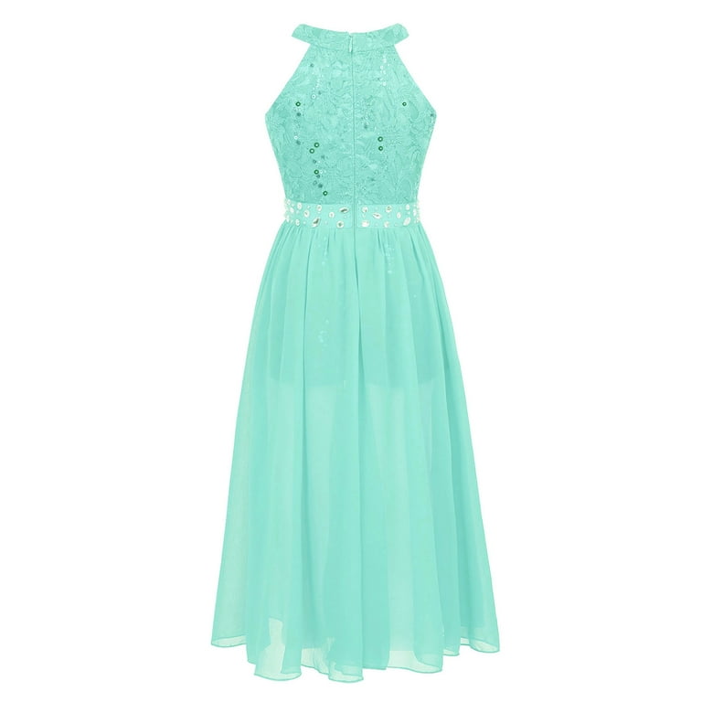 high neck chiffon bridesmaid dress Belsoie High Neck Chiffon Bridesmaid Dress L214051 – Wedding Shoppe main image 0
