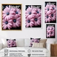 thumbnail image 4 of Designart "Daisy Delight Pink and Blue Beauty" Floral Framed Wall Art - Traditional Blue Daisies Hallway Framed Wall Art Decor, 4 of 6