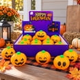 thumbnail image 6 of Halloween Pumpkin Squishy Toys 12 Pcs, Jack O Lantern Stress Balls in Display Box, Slow Rising Squeeze Fidget Toy, Stress Relief Sensory Toy for Kids Adults, Party Favor Gift, 6 of 8