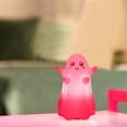 thumbnail image 6 of Djunllk LED Ghost Night Light - Silicone Tap Control Ghost Lamp, Multiple Colors Halloween Lights Indoor USB Rechargeable Cute Office Desk Halloween Decor for Woman and Kids, 6 of 9