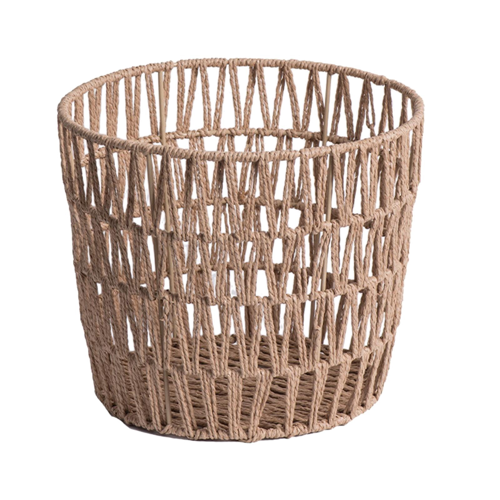 Baoblaze Laundry Basket Freestanding Organizer Snacks Storage Laundry Bin Toy Box Storage B