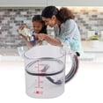 thumbnail image 3 of Taza Medidora Ajustable 4 En 1, Raspador Deslizante, Taza Medidora Transparente Para Cocina, Apta Para Lavavajillas, 3 of 7