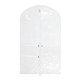 thumbnail image 3 of Funda protectora transparente de PVC para uniformes de baile y vestidos de animadoras, con 3 bolsillos con cremallera. Blanco, 3 of 8