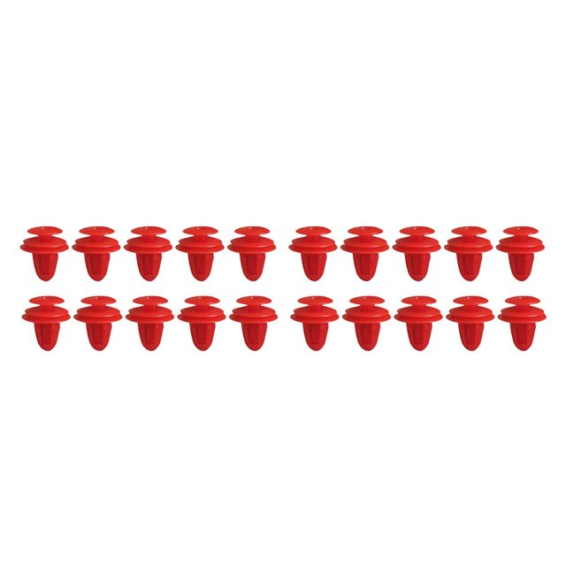 Maytalsory 50 Pieces Universal Door Panel Fastener Fixed Clips Set Rivet Lightweight Clamp Convenient Flexible Push Retainer Pink 2Set