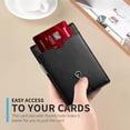 thumbnail image 4 of Billetera RUNBOX Slim con bloqueo RFID, plegable y clip para billetes, 4 of 6