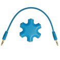 thumbnail image 4 of Mix Colors 3.5mm Snowflake Shape 5 Way Stereo Audio Splitter Jack Earphone Headphone Adapter, 4 of 4