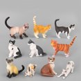 thumbnail image 3 of Chats Mignons Action Figure Simulation Chaton Modèle Ornements Réalistes Animaux Figure Poupée pour Enfants Cadeaux, 3 of 6