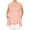 Medium Polka Rose, variant on Women's Plus Size Loose Fit Short Sleeves Side Pockets Solid Tunic Top