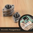 thumbnail image 4 of 4Pcs Kfl08 Pillow Block Bearing 8Mm Bore Diameter Zinc Alloy Rhombic Flange Bearing For Cnc, 4 of 5
