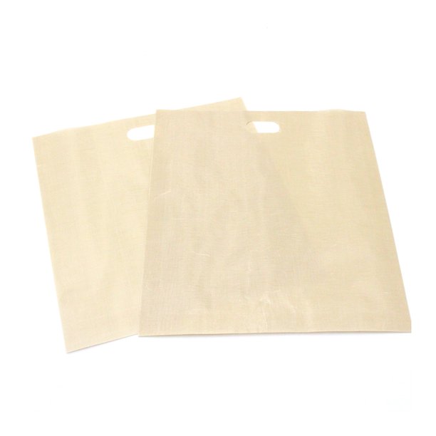 4 Uds bolsa de pan de tela de fibra de vidrio fácil de limpiar bolsa de sándwich antiadherente para herramienta de horneado Ehuebsd Libre de BPA