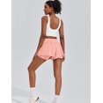 thumbnail image 6 of Pinspark Women' Athletic 2 in 1 Running Shorts Casual Summer Breathable Flowy Workout Gym Tennis Short Cute Active Skorts with Pockets, 6 of 6