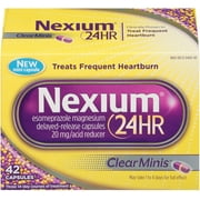 Nexium ClearMinis Delayed Release Heartburn & Antacid Relief Capsules 42 ea (Pack of 6)